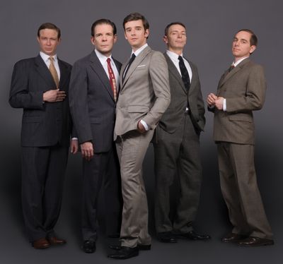 Matt Schneck, Thomas Jay Ryan, Michael Urie, Arnie Burton & Sam Breslin Wright Photo